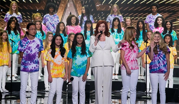 Adrienne Amanda Morrow and Voices of Hope Children's Choir on NBC's America's Got Talent All-Stars - February 2023
