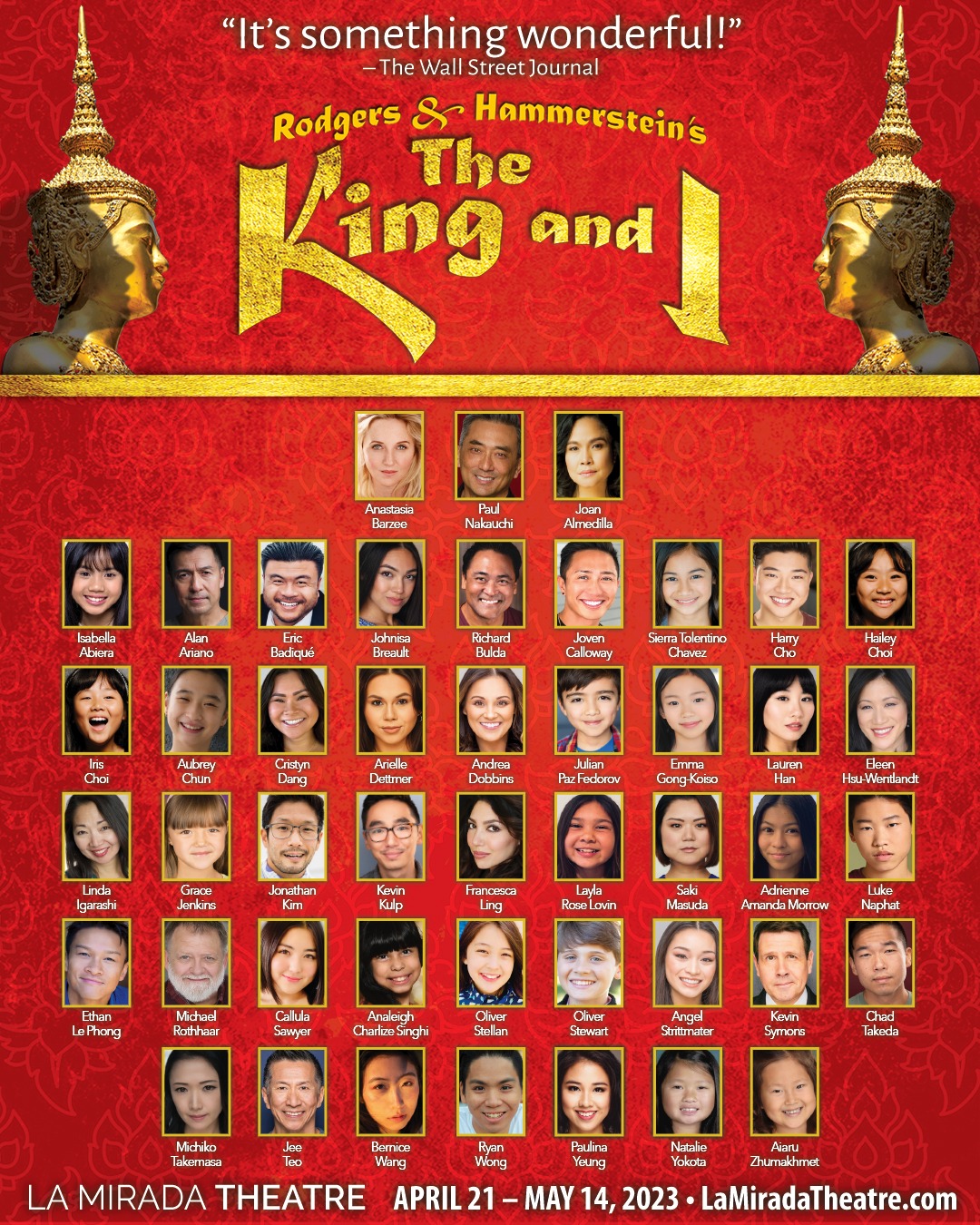 Adrienne Amanda Morrow in The King and I by McCoy Rigby Entertainment at La Mirada Theatre for the Performing Arts - April 21 through May 14, 2023
